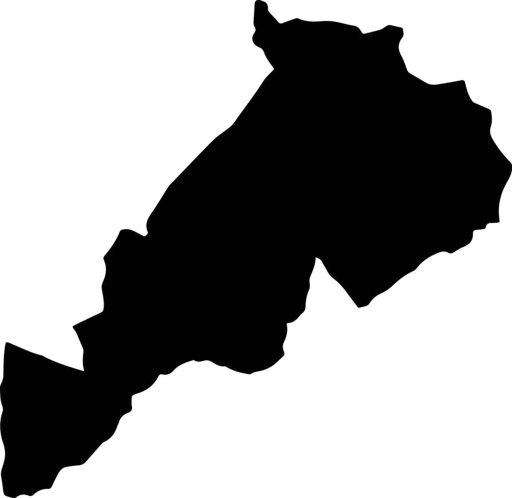 Tena Colombia silhouette map vector