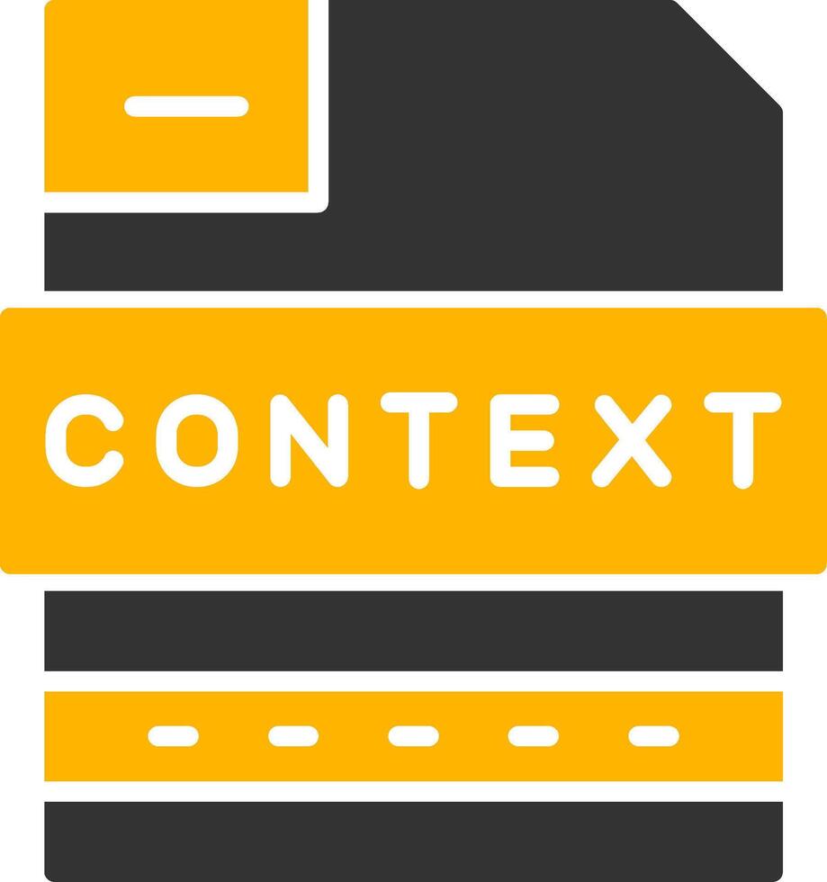 Sensitive File Context Integrity Glyph Two Color vector