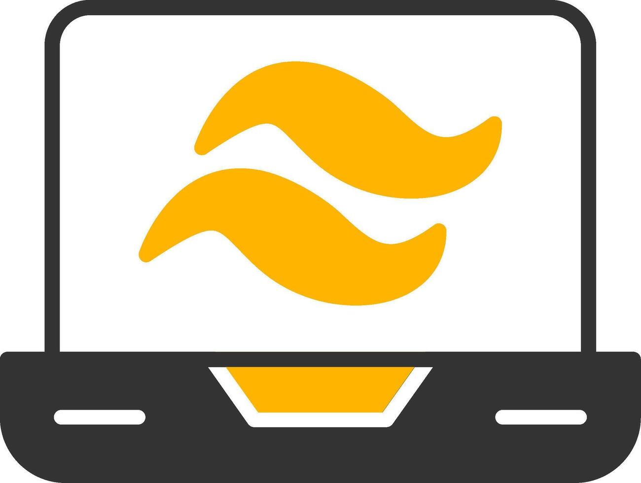 Tailwind Utility Class Sheet Glyph Two Color vector