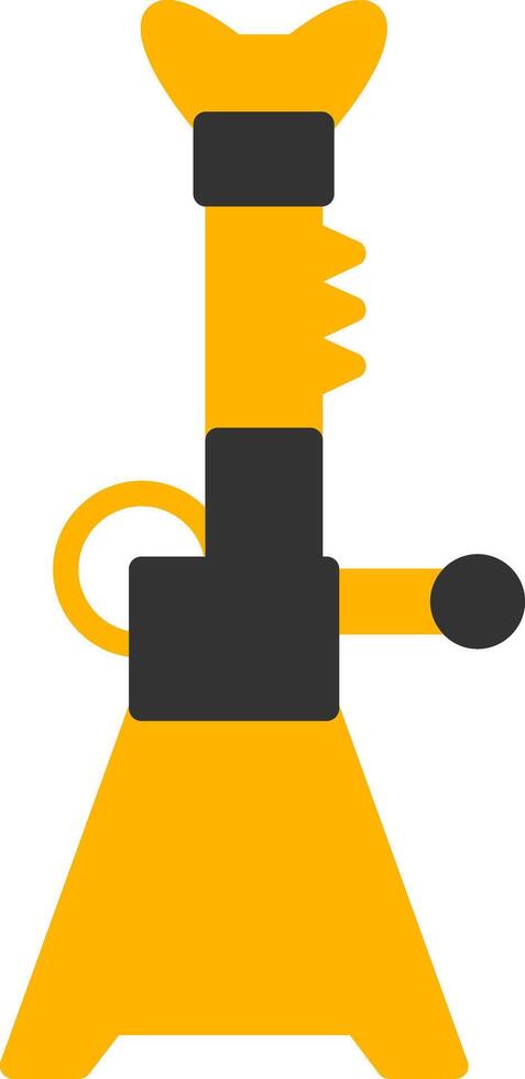 Vehicle Jack Stands Glyph Two Color vector