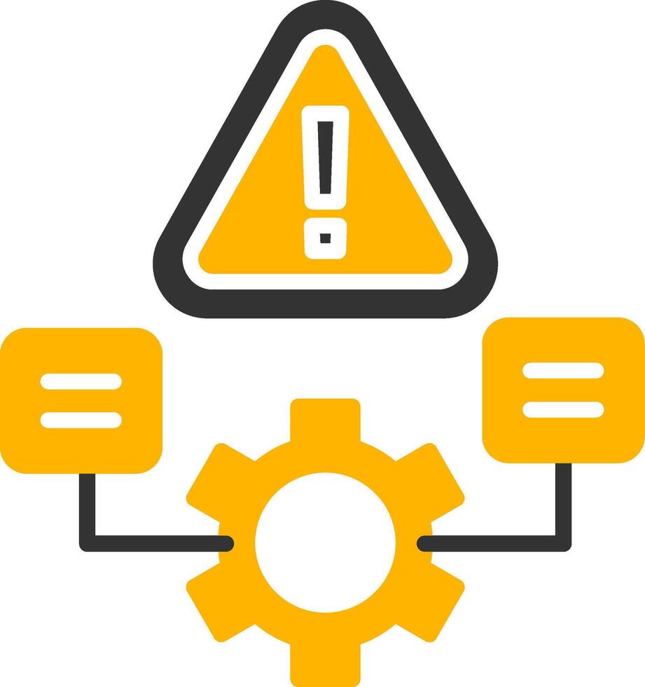 Logic Error in Program Glyph Two Color vector