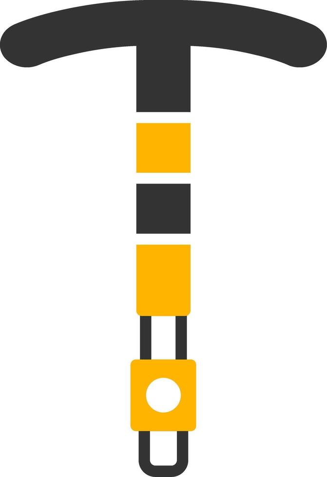 Deep Socket Spark Wrench Glyph Two Color vector