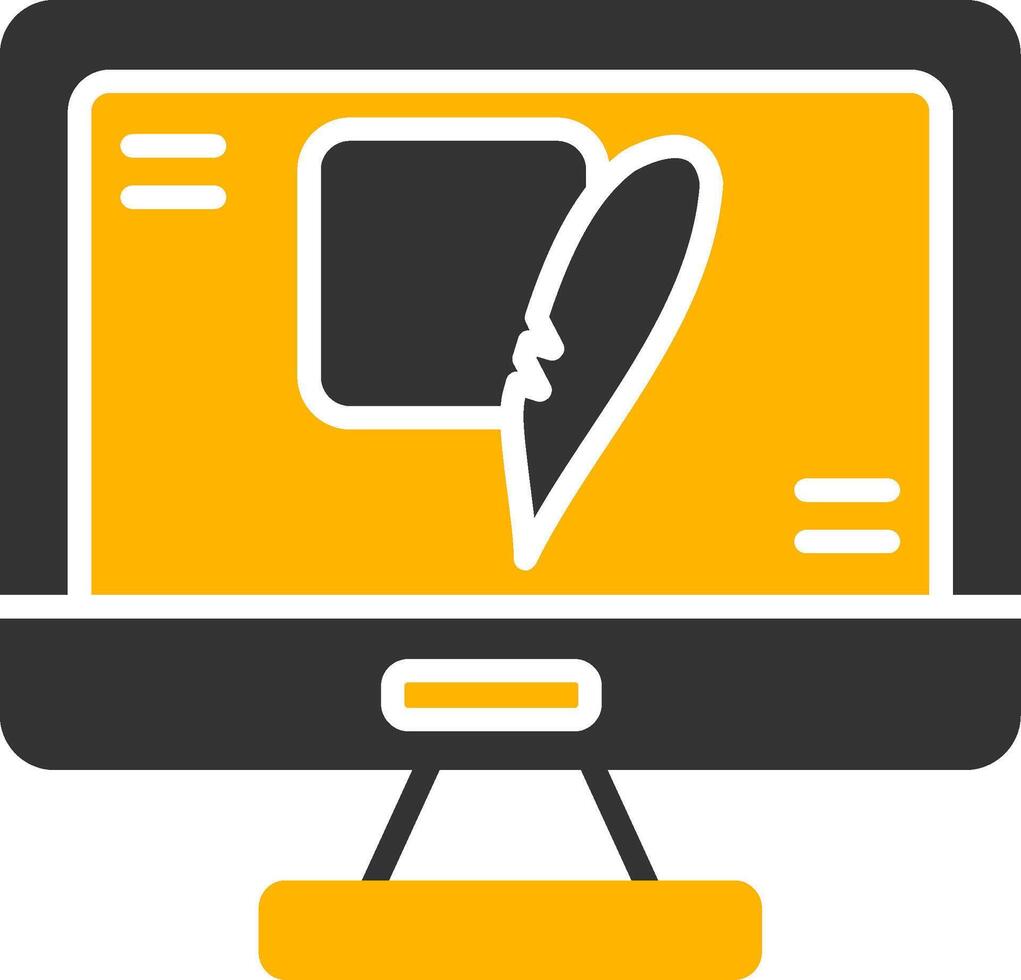 sqlite ligero db archivo glifo dos color vector