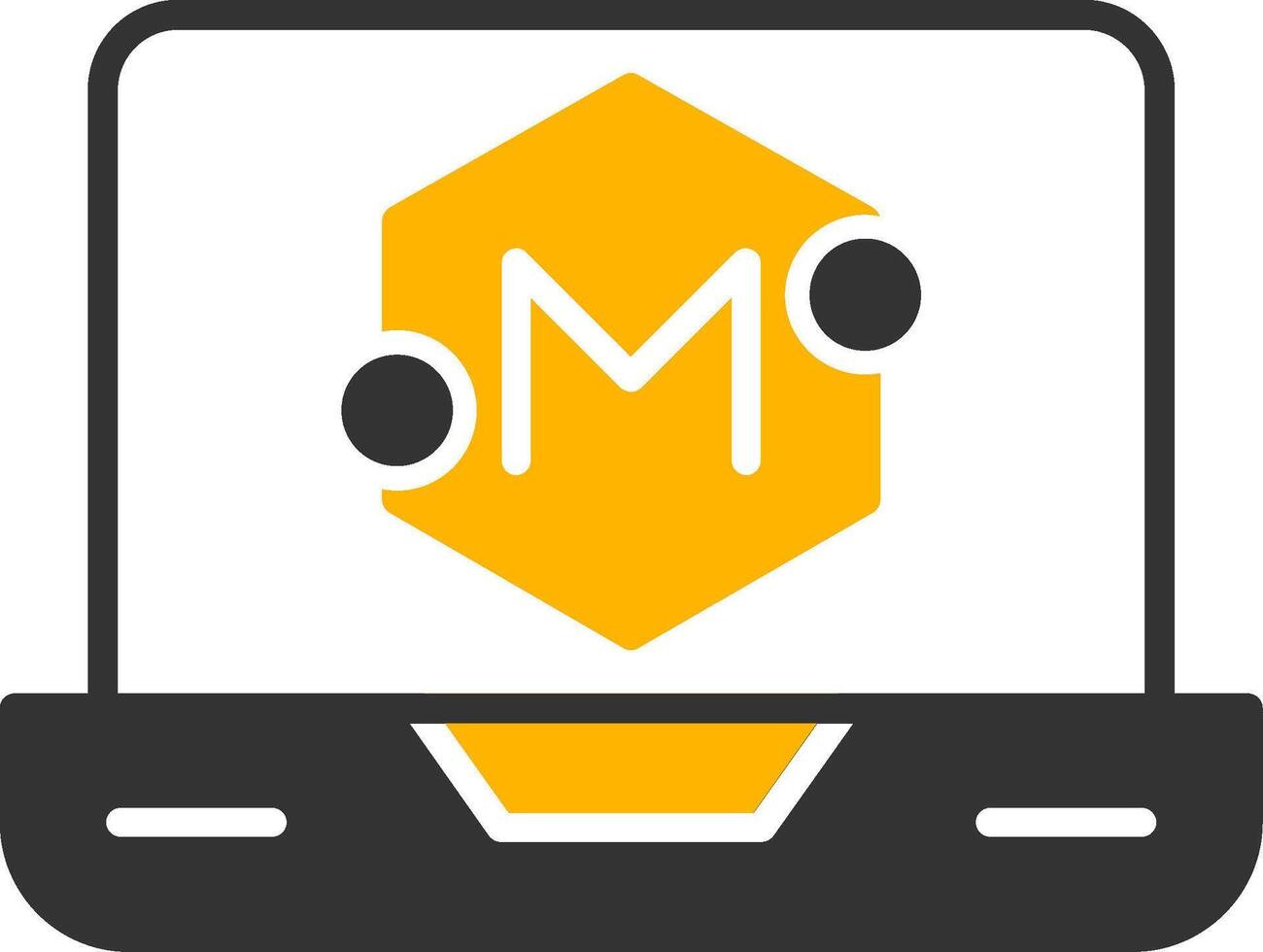 redis en memoria cache glifo dos color vector