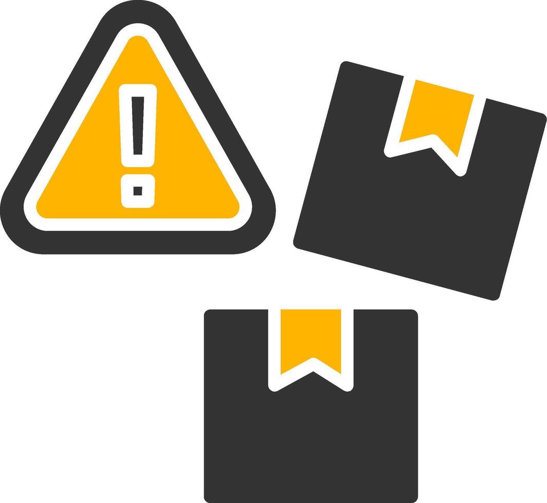 Underflow Numeric Error Glyph Two Color vector