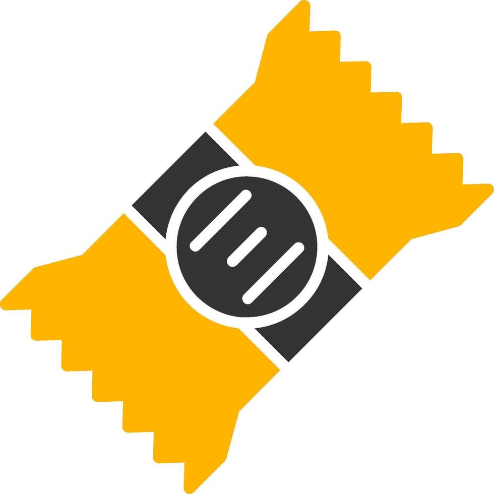 On the Go Subway Snack Bar Glyph Two Color vector