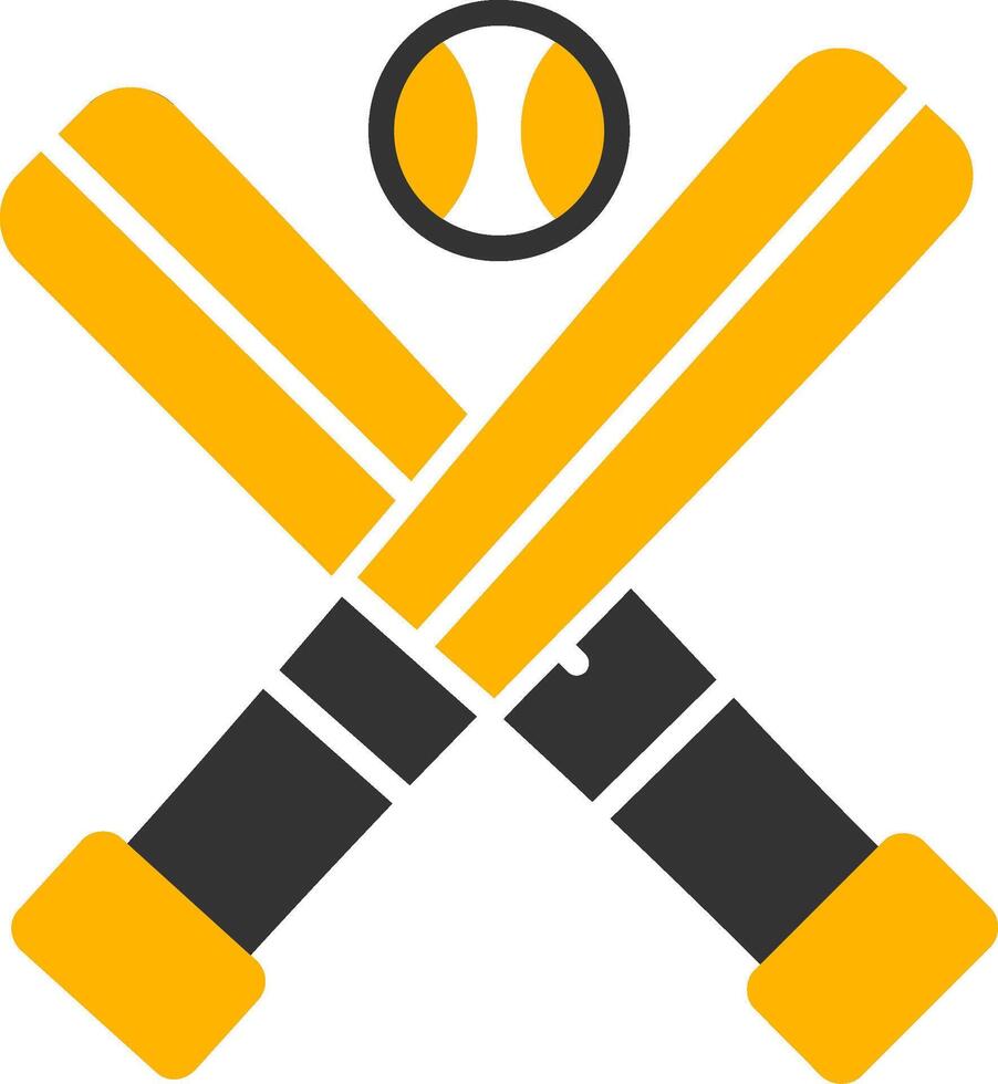 Leather Baseball Glyph Two Color vector
