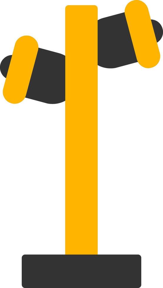 Station Public Announcement System Glyph Two Color vector