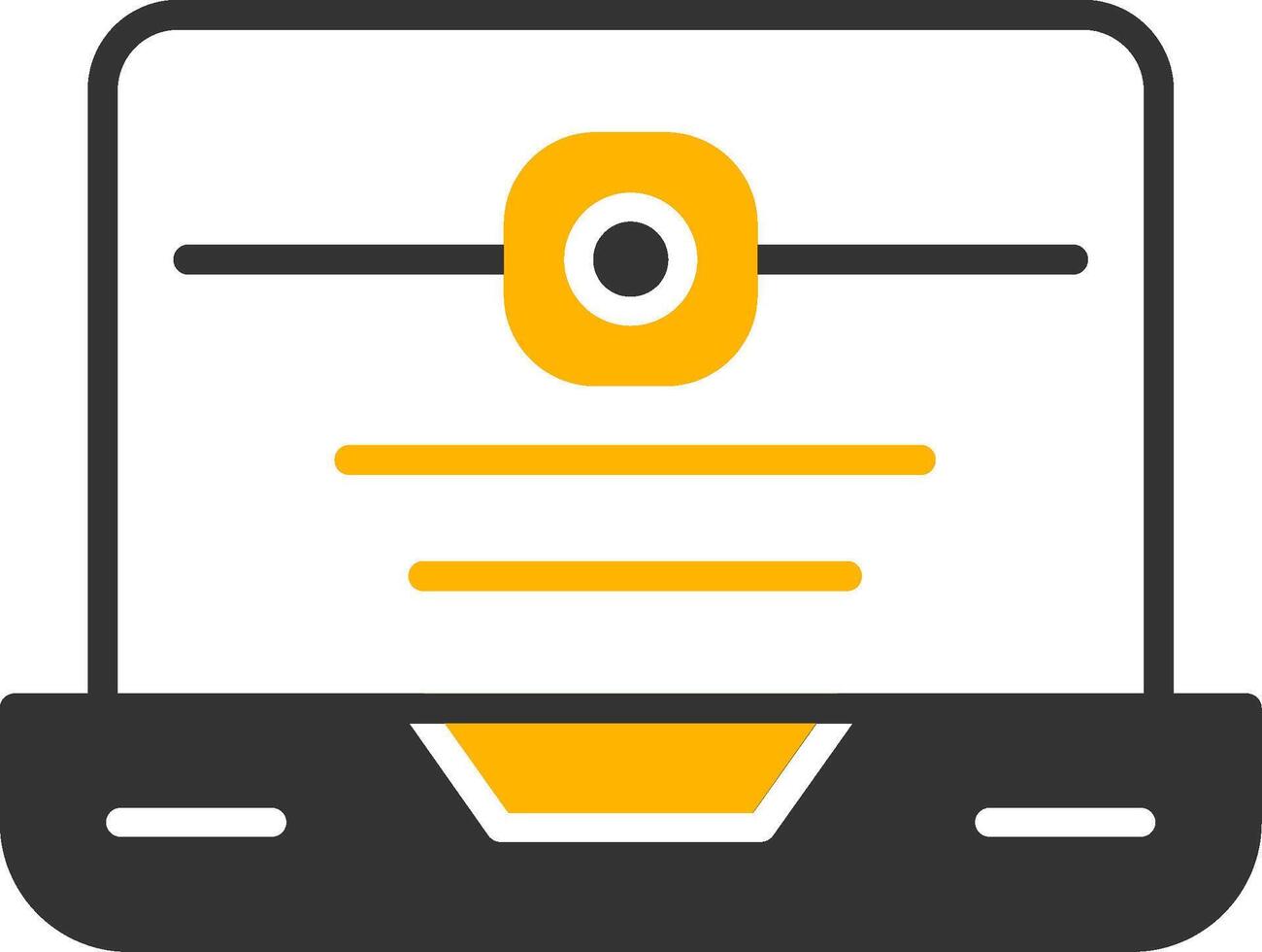 Code Commit Action Icon Glyph Two Color vector