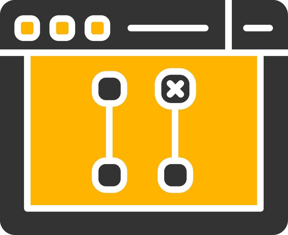 Git Pull from Remote Icon Glyph Two Color vector