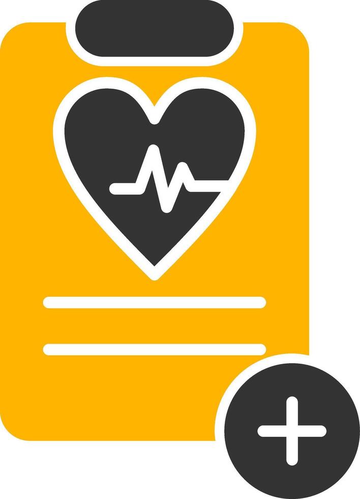 Health and Safety Screening Glyph Two Color vector