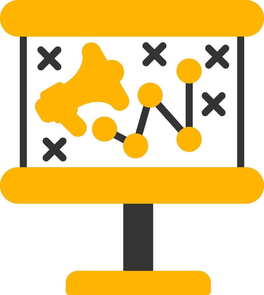 Freelance Personal Marketing Strategy Glyph Two Color vector