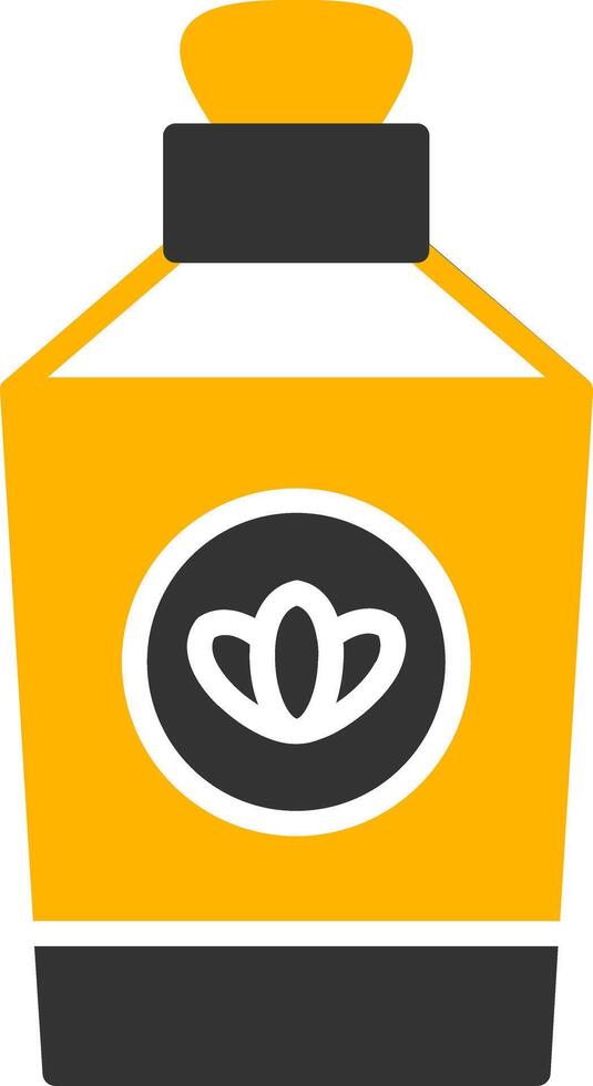 Balancing Organic Jojoba Oil Glyph Two Color vector