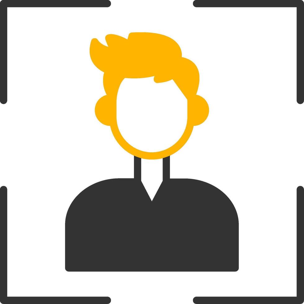 Scan QR Code Glyph Two Color vector