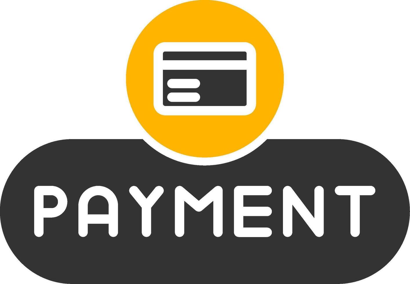 Make Payment Button Glyph Two Color vector