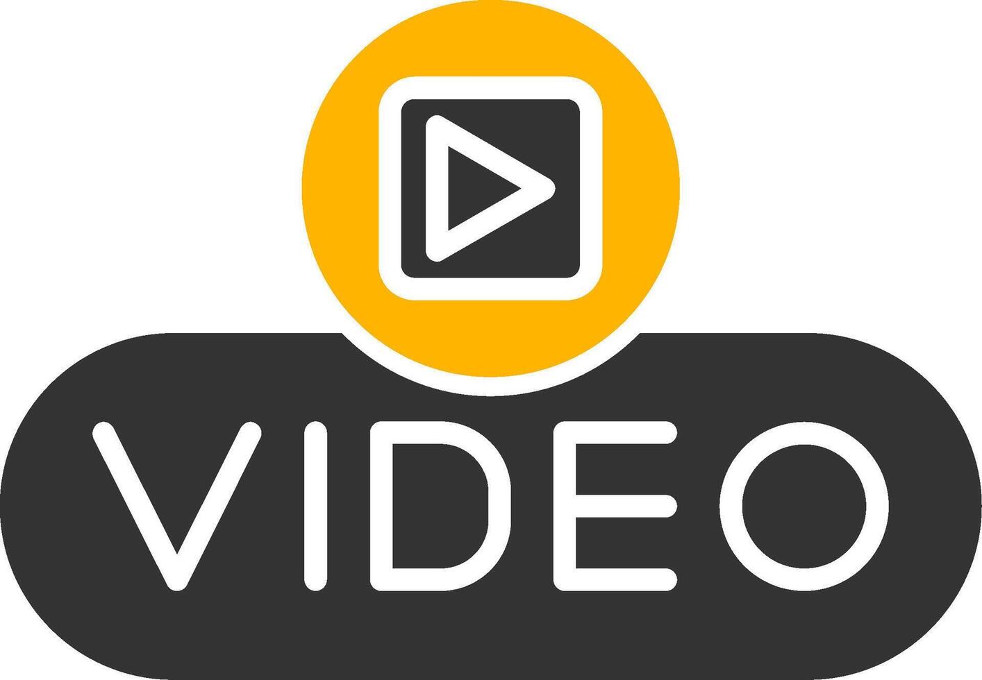 Insert Button Glyph Two Color vector