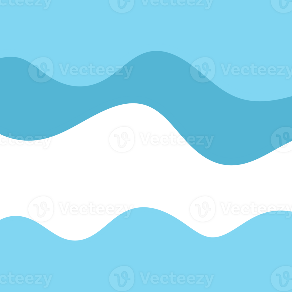 blue waves on a transparent background png