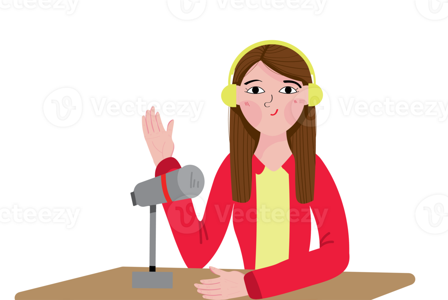 Modern Studio Chat During Podcast Day Event png