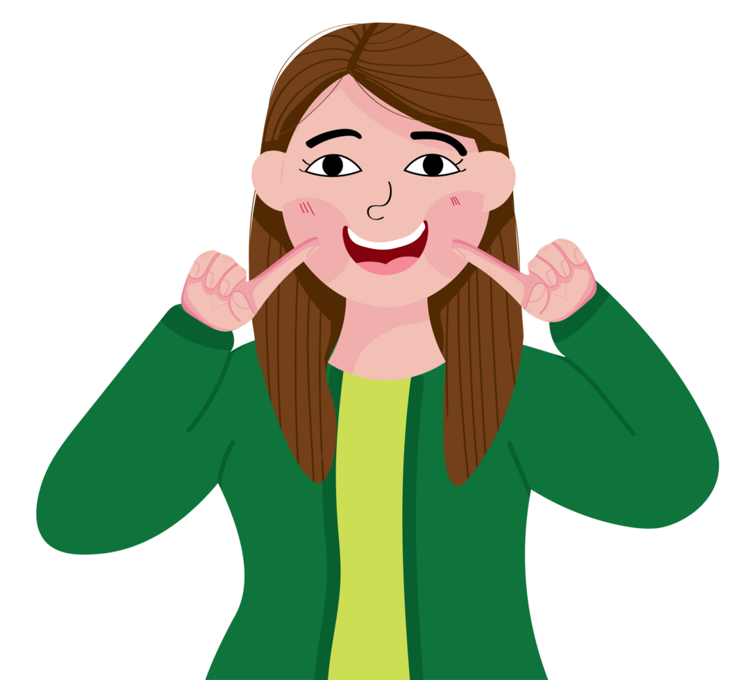 Wide Smile Expression for Smile Celebration png