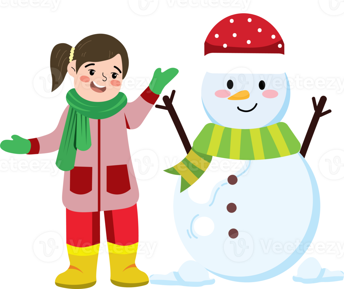 Snowman Success on Christmas Eve png
