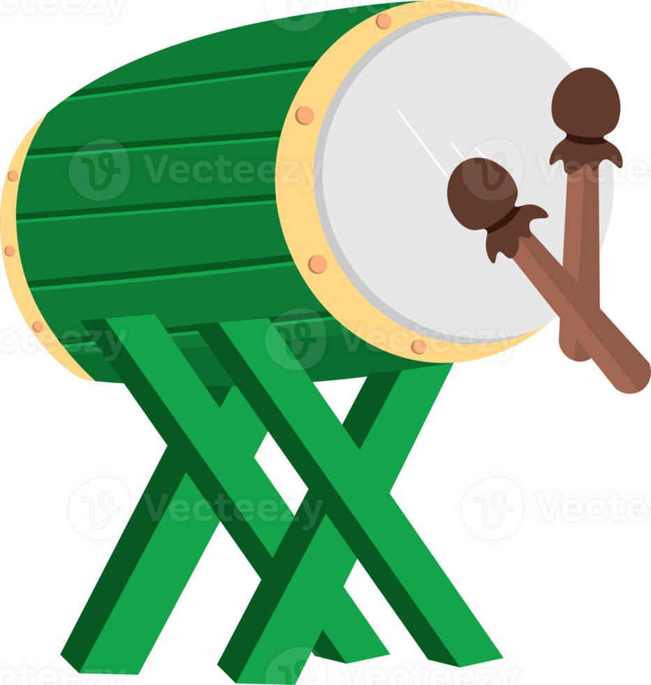 Muslim Drum Beating Symbolizing Time to Break Fast png
