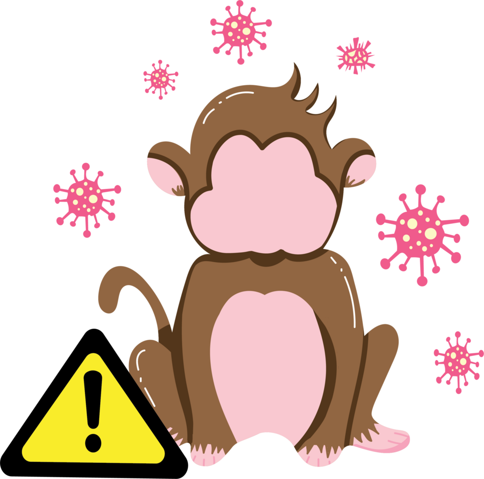 Monkeypox Virus Health Alert and Prevention Concept png