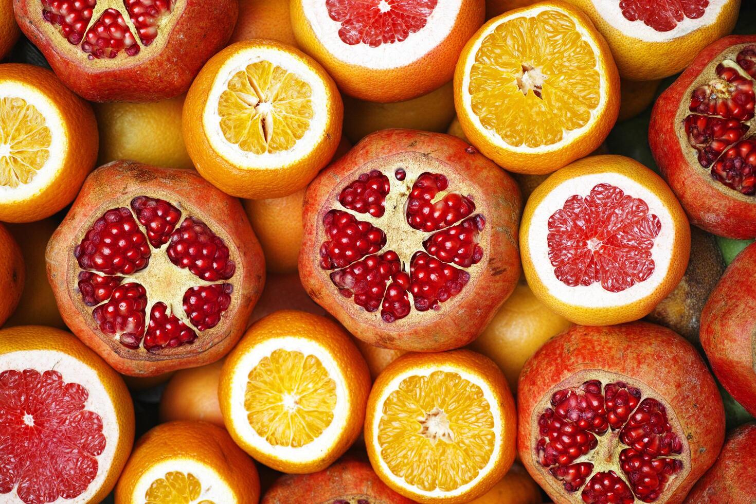 Delectable Pomegranate and Citrus Medley photo