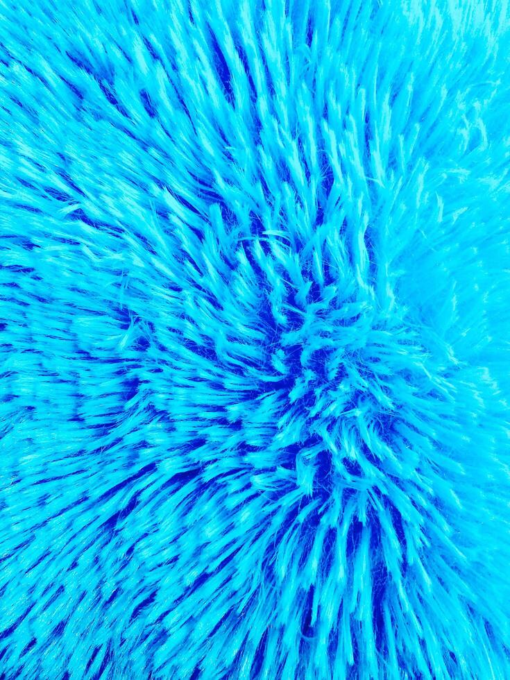 Bright blue fluffy texture background photo
