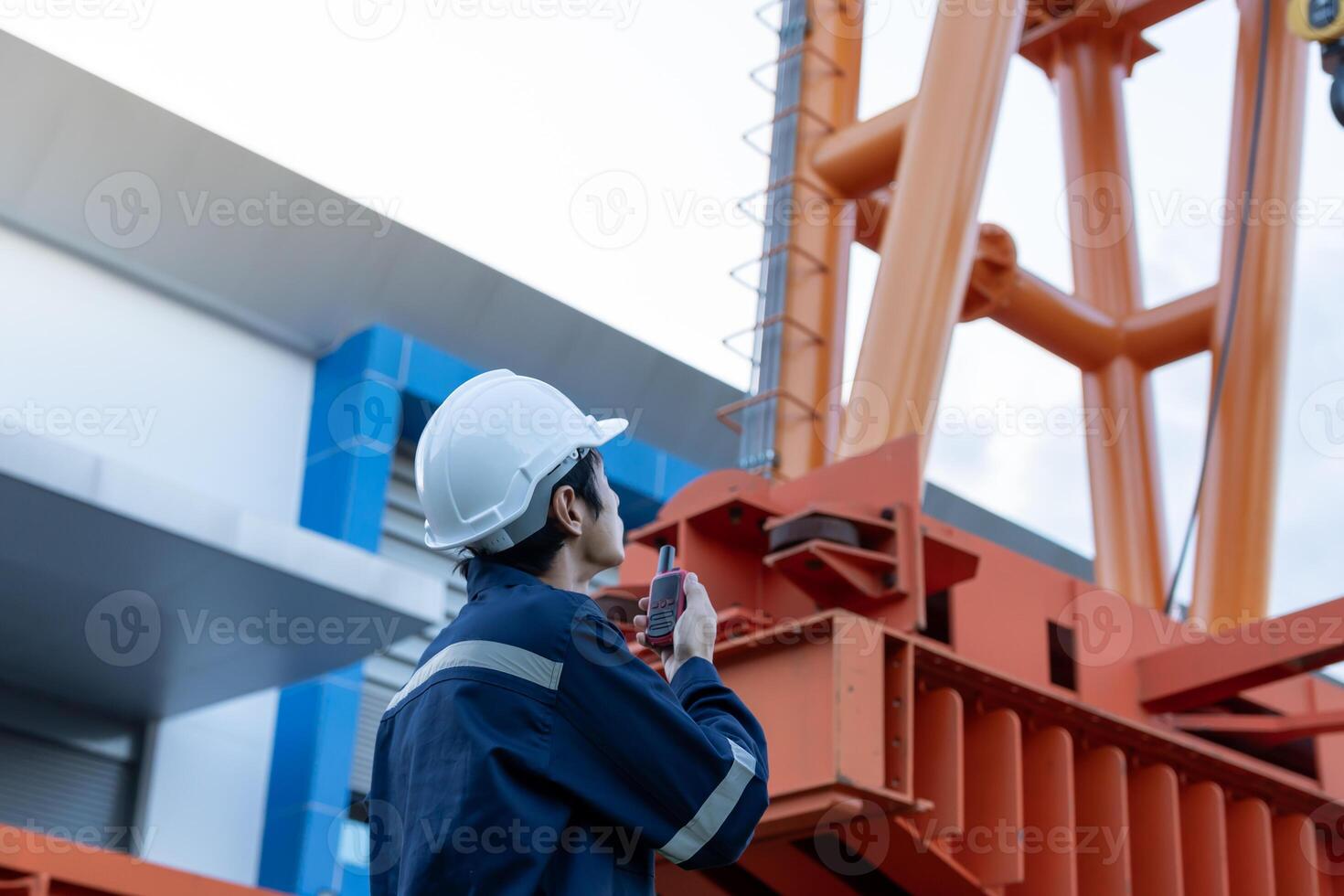 Maintenance engineers are using walky talky to inform the results of inspection of buildings and structures. Irrigation engineers are exploring sluice systems. photo