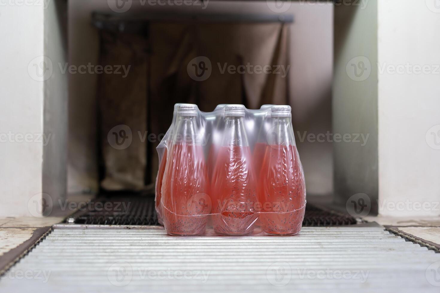 Factory of food or beverages, water bottle, food or beverages on warehouse before send product to the customer. Quality control or assurance, Good standard photo