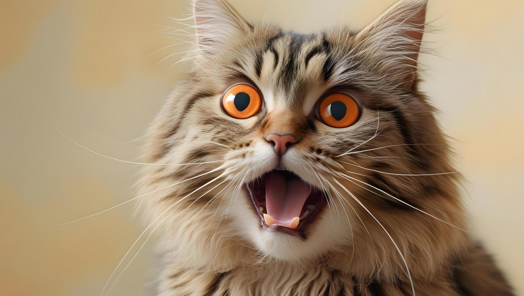 Startled Feline Cat photo