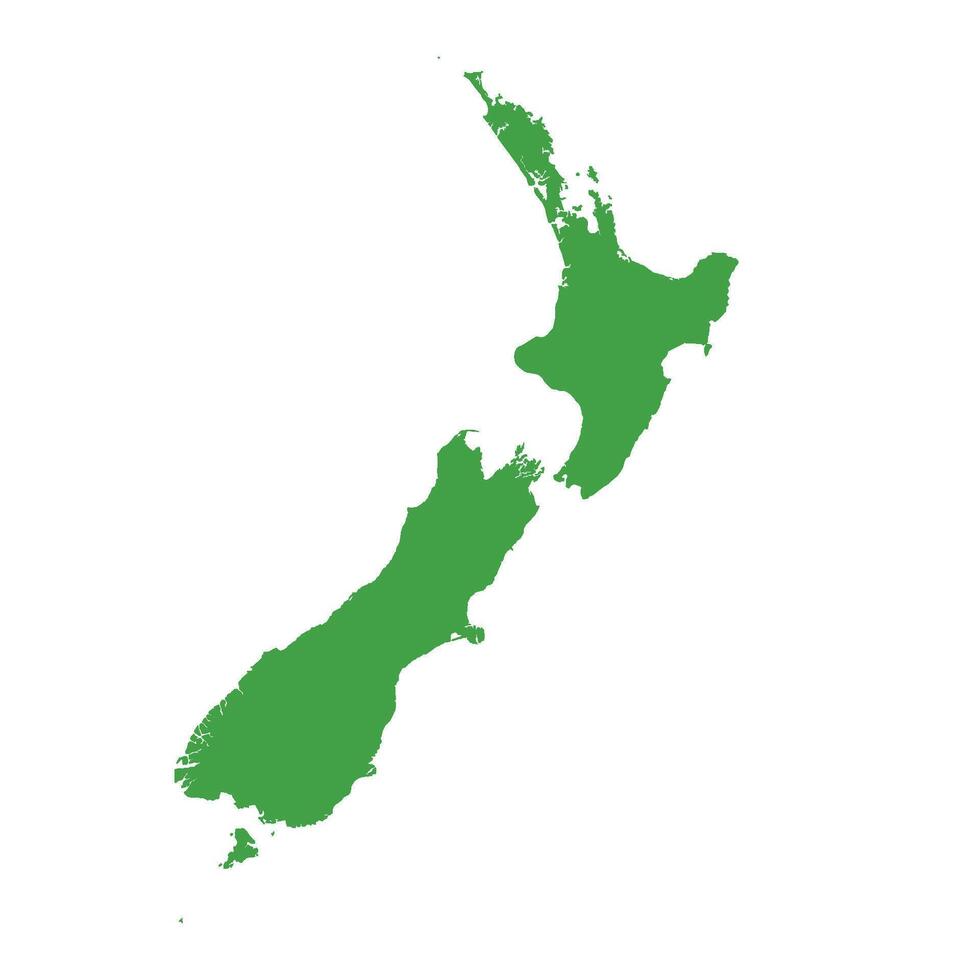 New Zealand Map Boundary vector