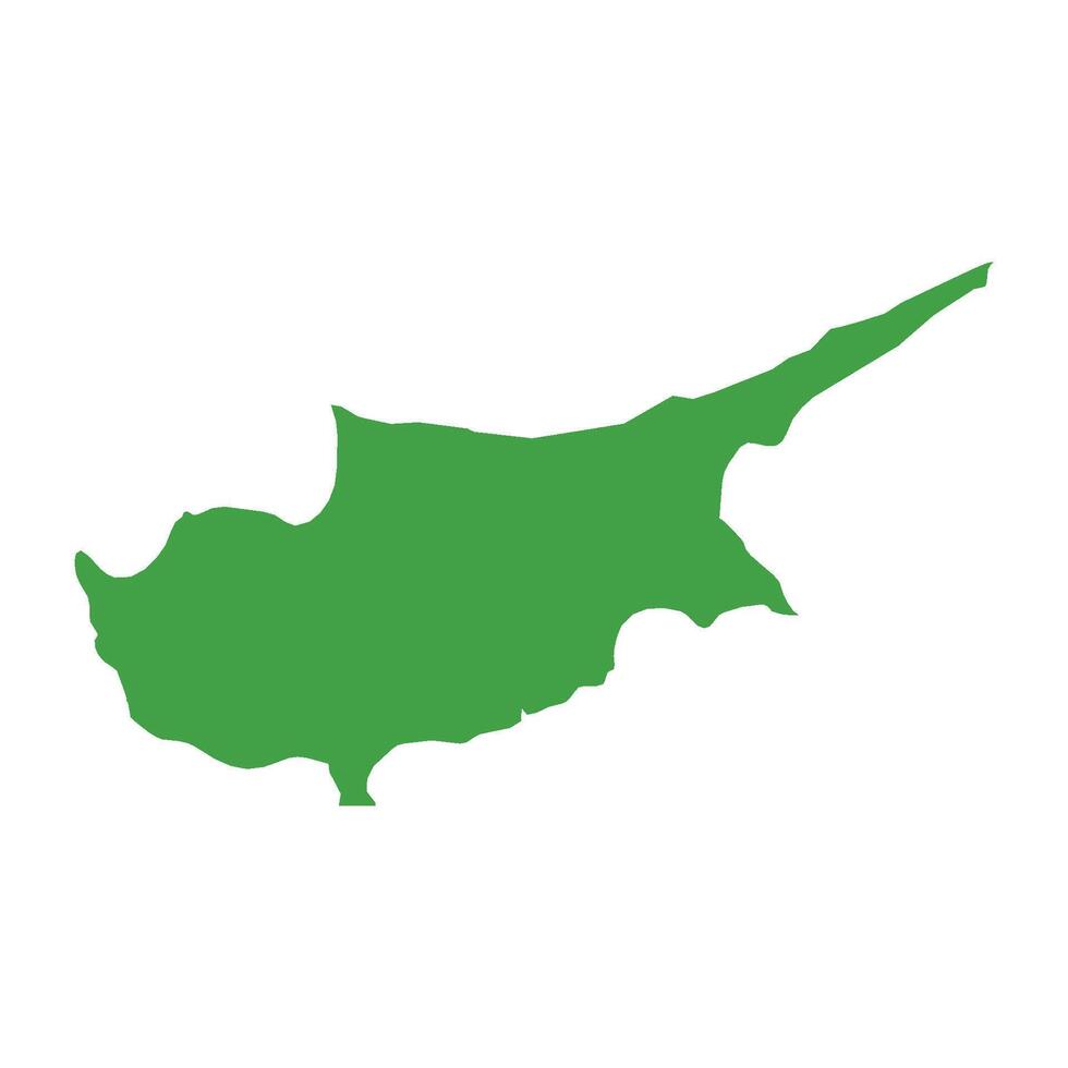 Cyprus Map Boundary vector