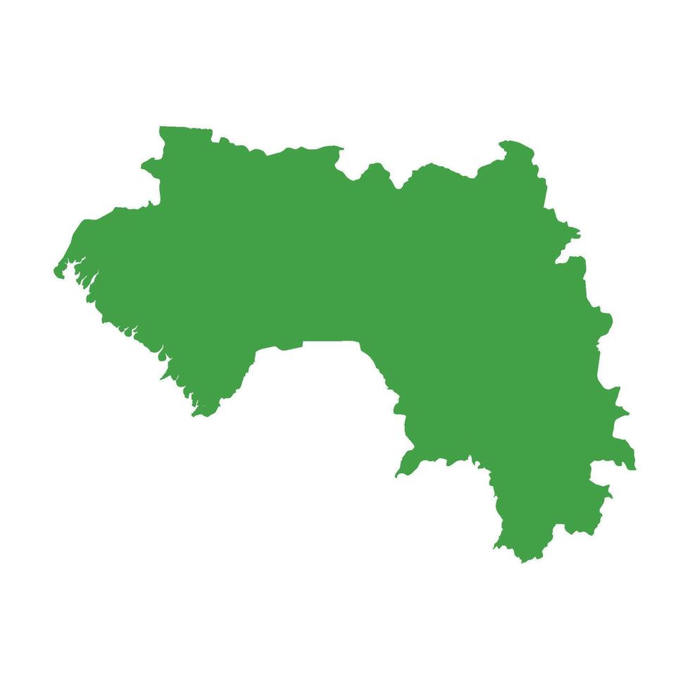 Guinea Map Boundary vector