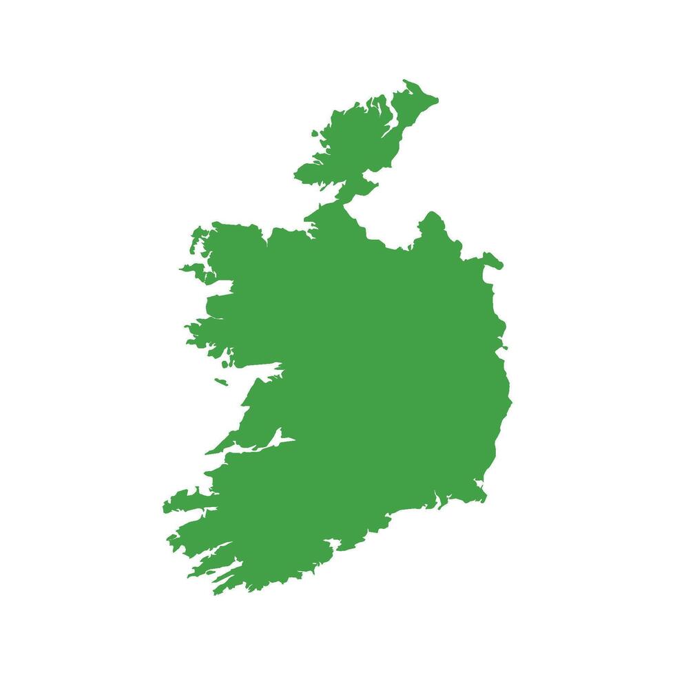 Ireland Map Boundary vector