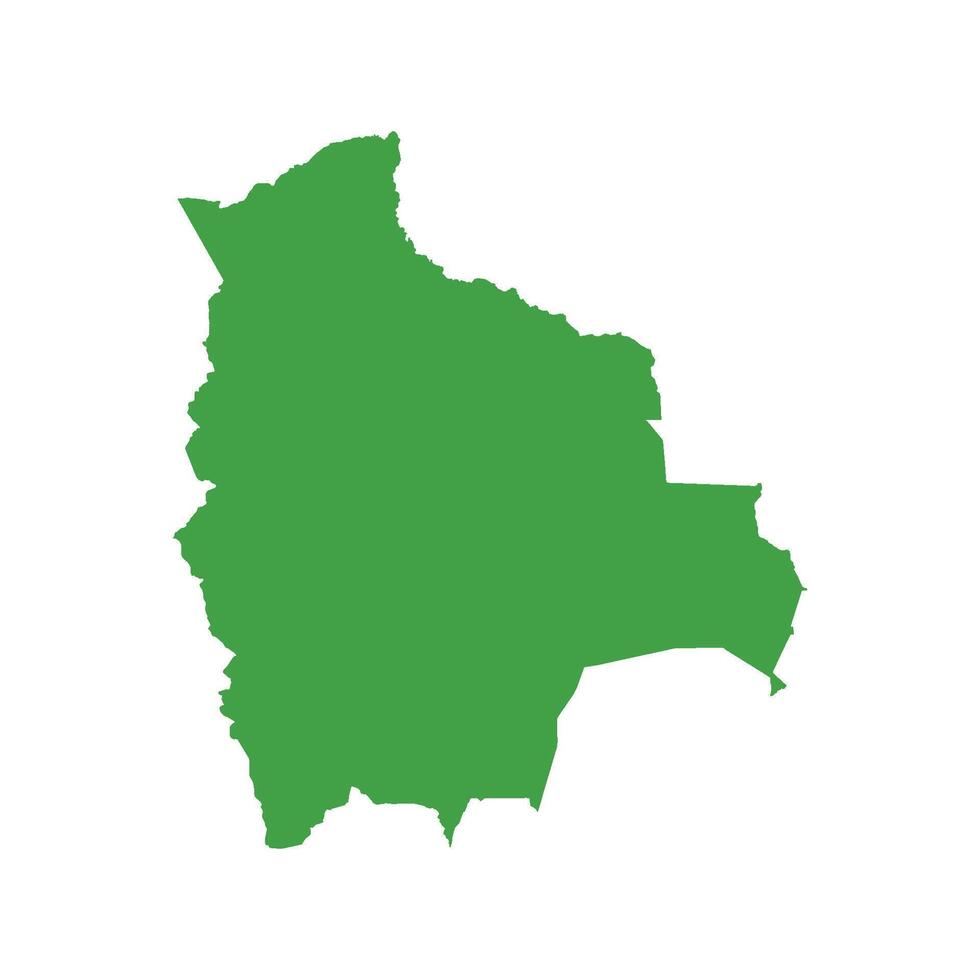 Bolivia Map Boundary vector