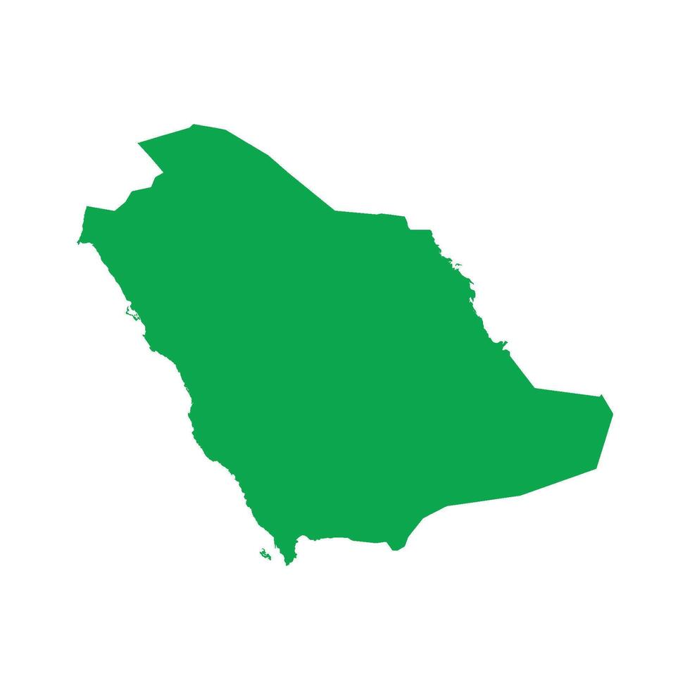 Saudi Arabia Map Boundary vector