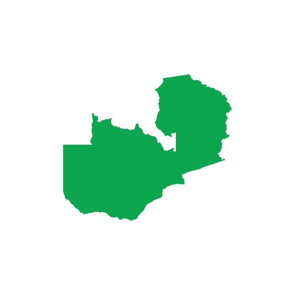 Zambia Map Boundary vector