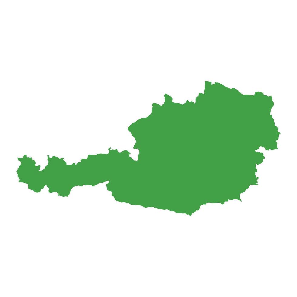 Austria Map Boundary vector
