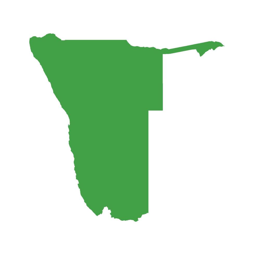 Namibia Map Boundary vector