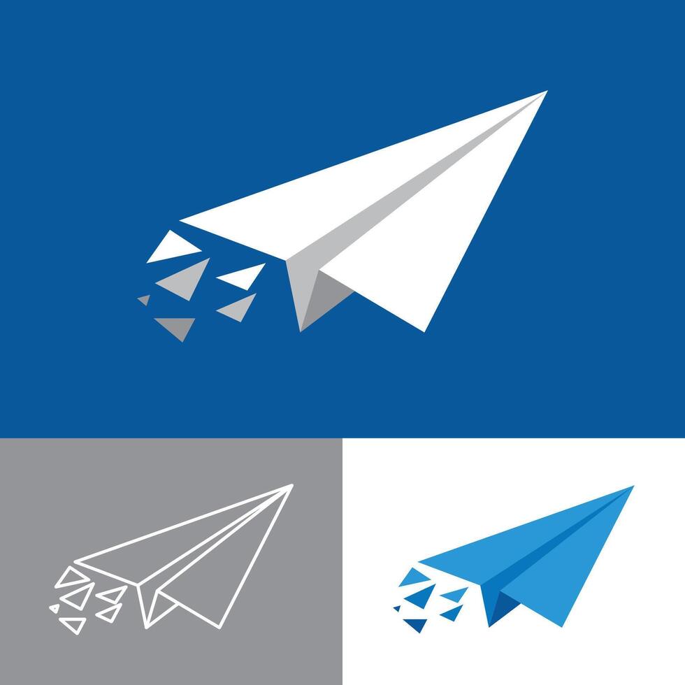 Paper Plane Logo vector