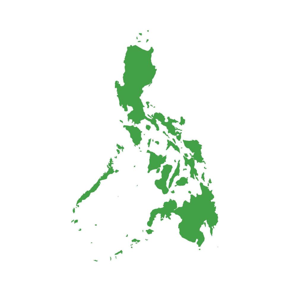 Philippines Map Boundary vector