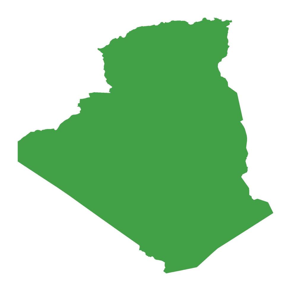Algeria Map Boundary vector