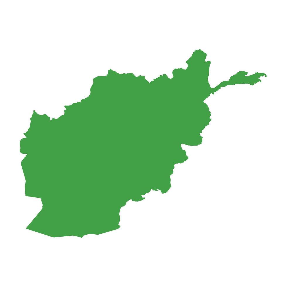 Afghanistan Map Boundary vector