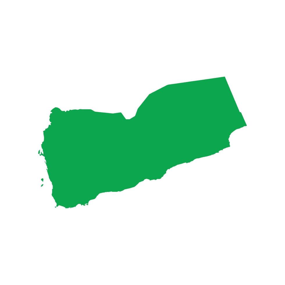 Yemen Map Boundary vector