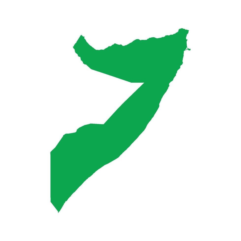 Somalia Map Boundary vector