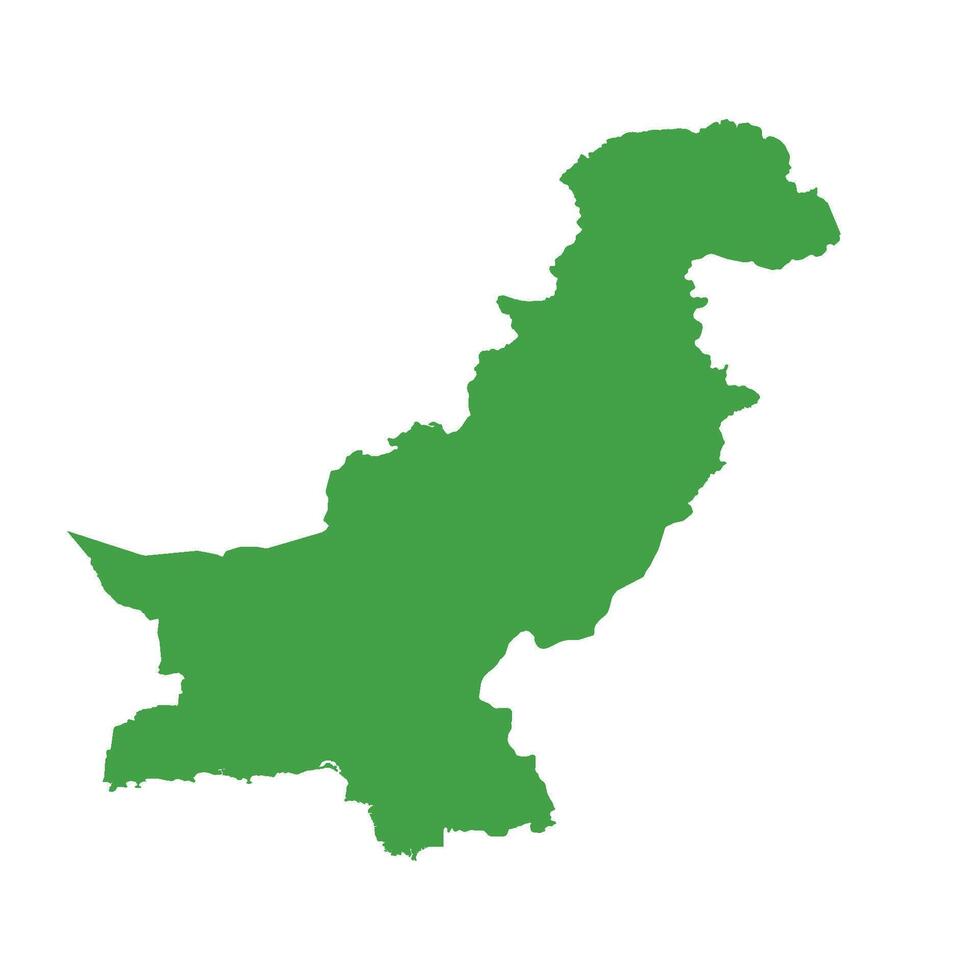 Pakistan Map Boundary vector