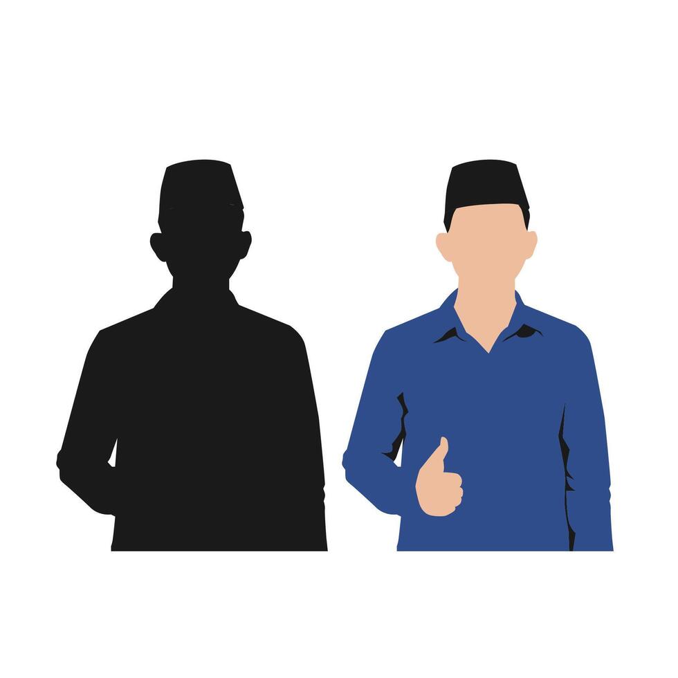 Two figures representing contrast and unity vector