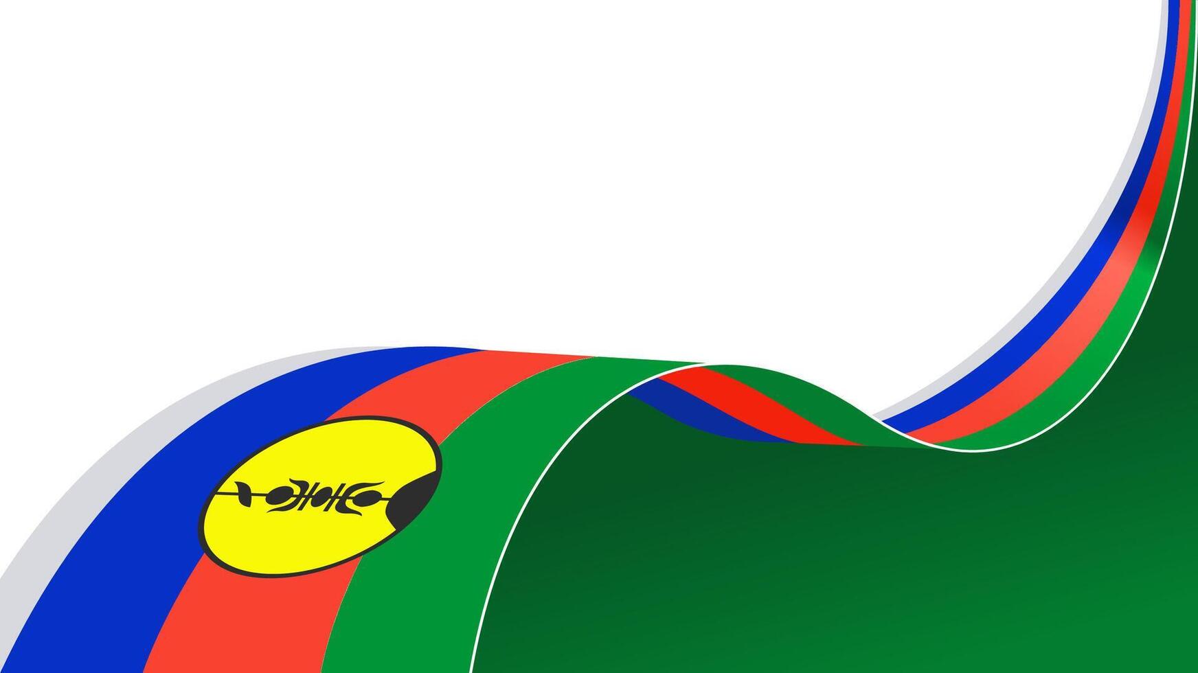 Abstract wave design with vibrant colors vector