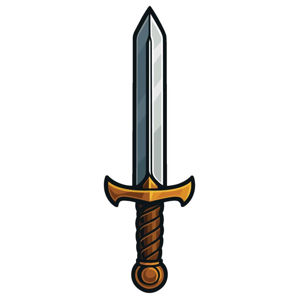 Medieval Sword Icon Illustration vector